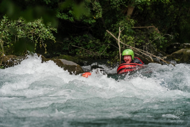 Descente hydrospeed dans l'Isère