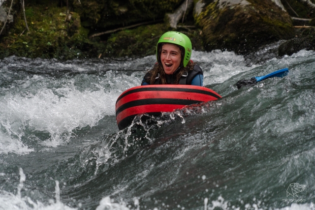 Parcours hydrospeed dans les rapides d'Aime