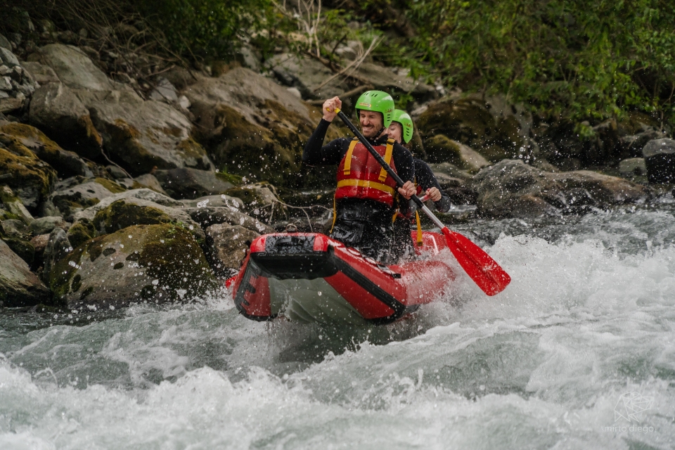 Parcours sportif de canoraft