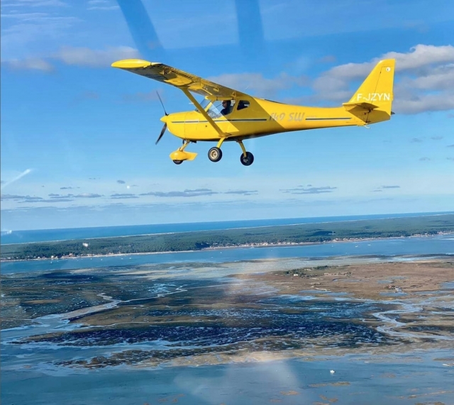  Flight over the bay of Arcachon 