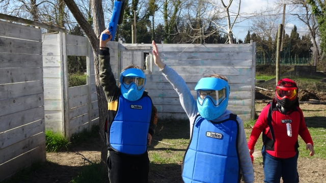  Sieg für das blaue Team 