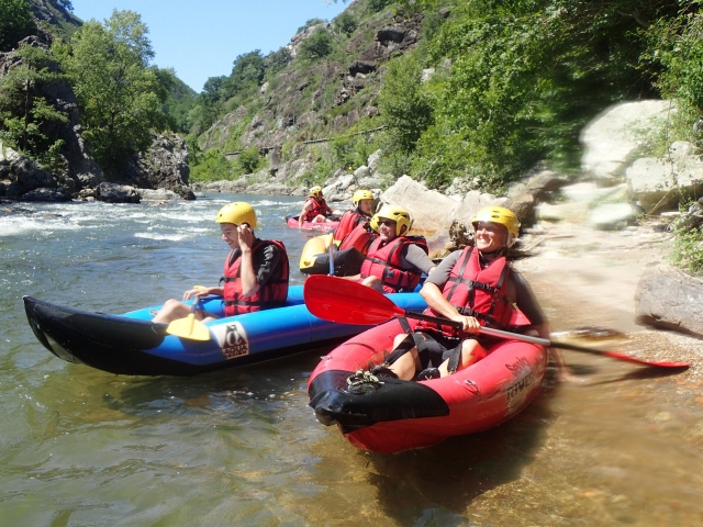  On the way to the descent of the canoraft