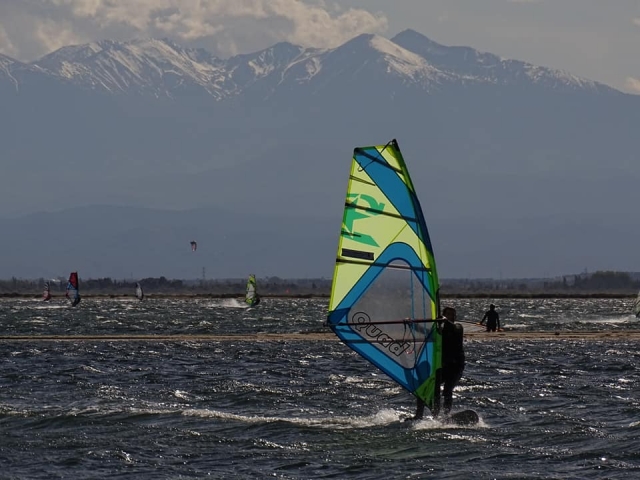 Planche à voile au Barcarès
