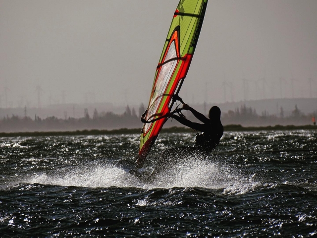 Windsurf dans le sud de la France