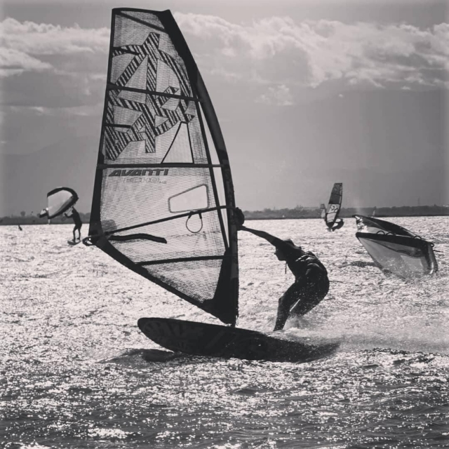 Sensations en planche à voile