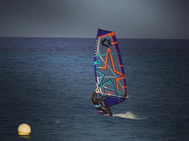Windsurf en pleine mer