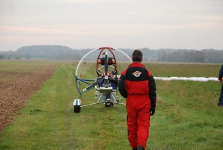 Descubrimiento de paramotor cerca de Auneau 45 min