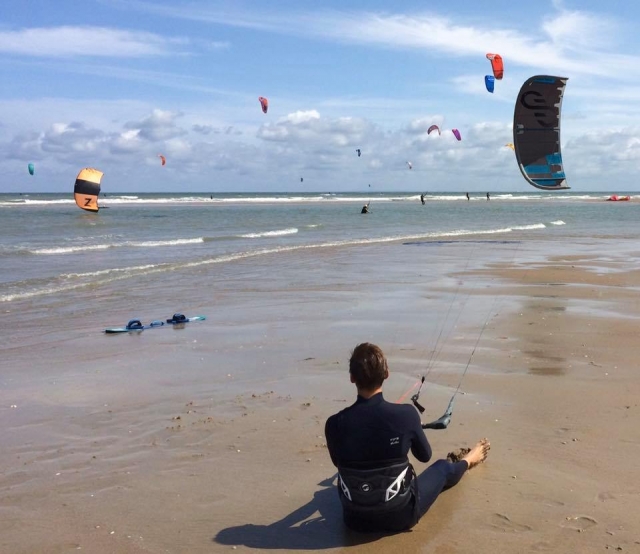 Kitesurfen am Boden lernen 