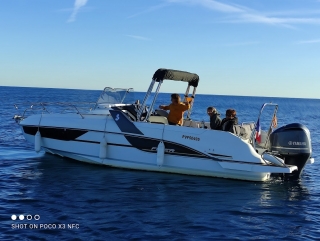 Bateau avec skipper 1/2 j vers Cagnes 8 personnes