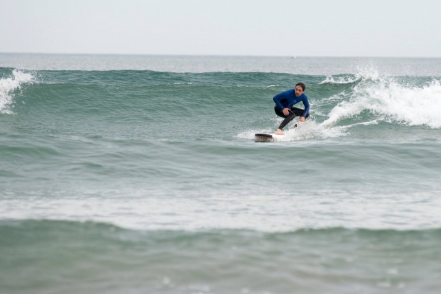  Passage in der Welle beim Surfen 