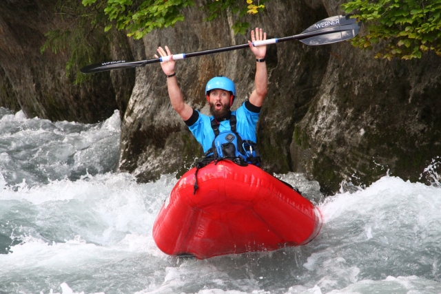 Cano-raft dans Le Griffe