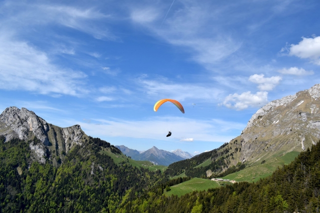  Paragliding baptism 