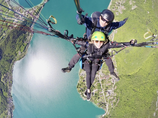  Flug über den Col de la Forclaz 