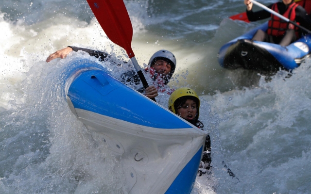 Perdita di equilibrio in cano-raft 