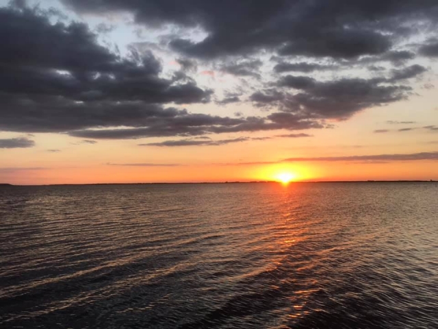 Tramonto sul Mar Mediterraneo 