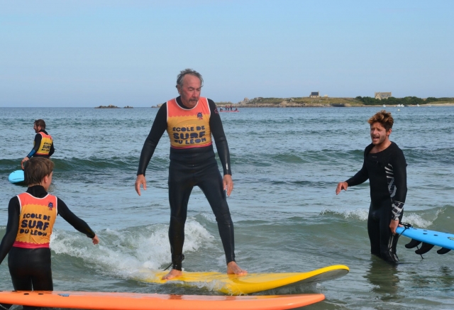 There is no age to learn to surf! 