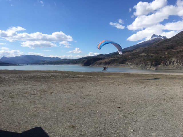  Paramotor contemplation flight view 