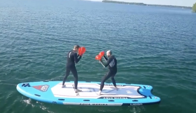  Fun game on giant paddle