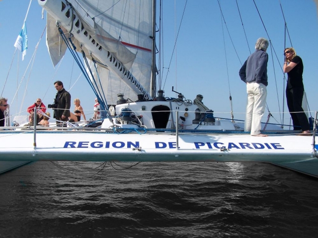 First carbon multihull 