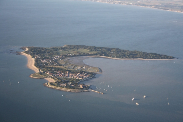Über der Insel Aix 