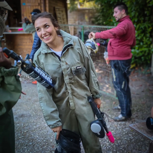  Partida de paintball de salida 