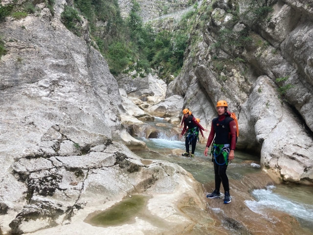 Canyoning na Clue de St Auban 
