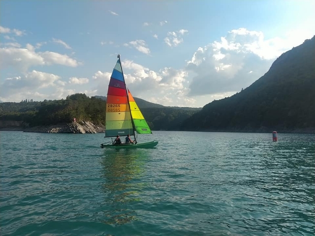Balade sur l'eau en bateau