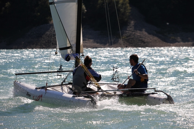 Sortie à deux sur le lac