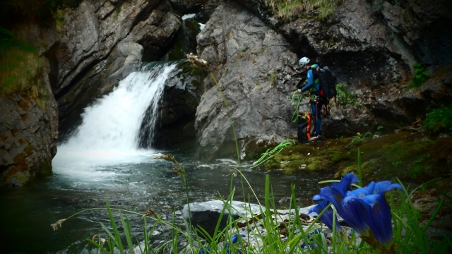  Canyoning in a fabulous setting 
