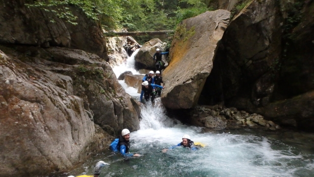 Canyoning session 