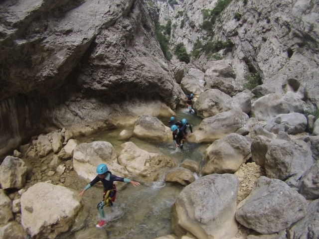 Sortie canyoning en famille