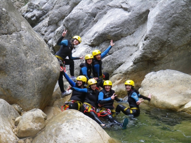 Demi-journée de canyoning dans les Gorges de l'Argensou