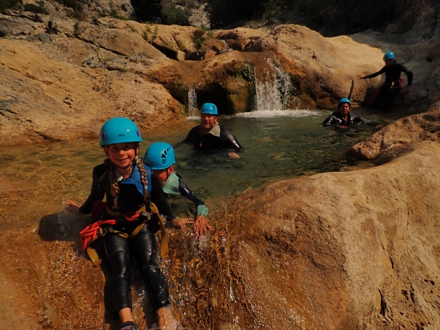  Break in a body of water 