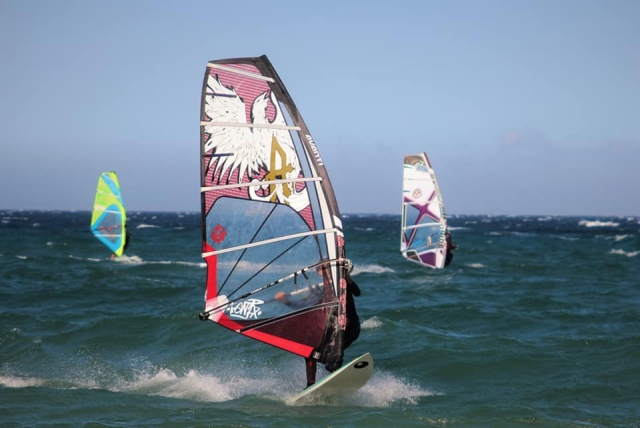  Windsurfen am Mittelmeer 