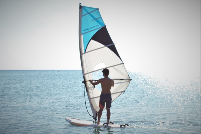  Entspannender Windsurf-Moment 