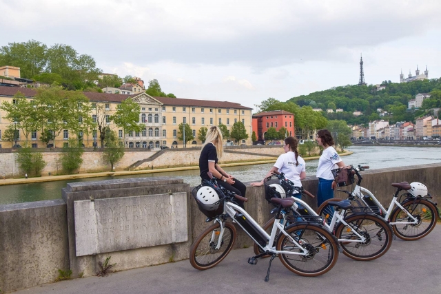  Fahrrad am Ufer der Saône 