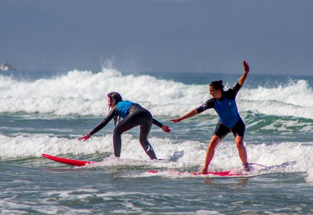  Clases de surf para dos 
