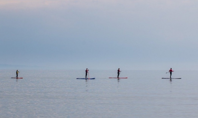 Stand up paddle entre amis 