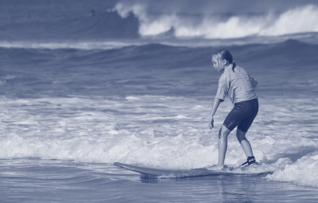 Cours de surf pour enfant 