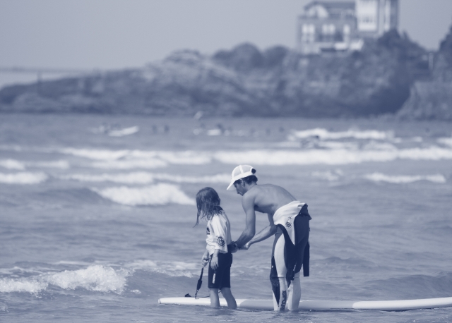 Préparation en vue du cours de surf 