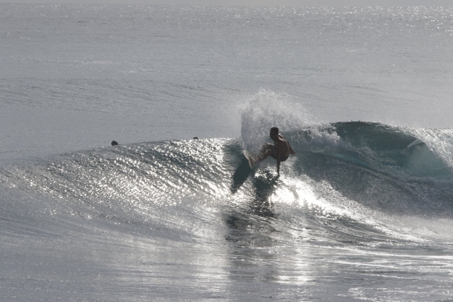 Surfer à Biarritz 