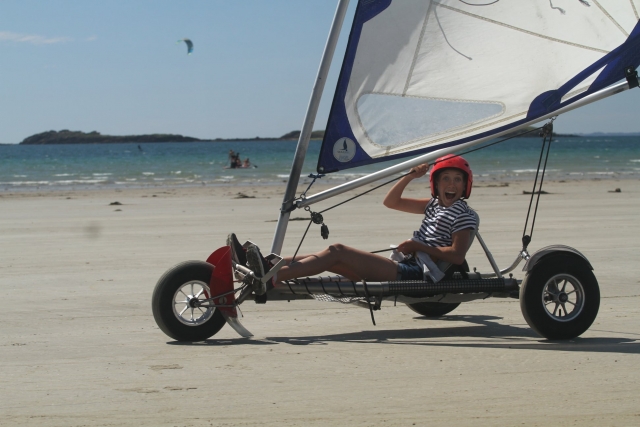 Char à voile à Quiberon