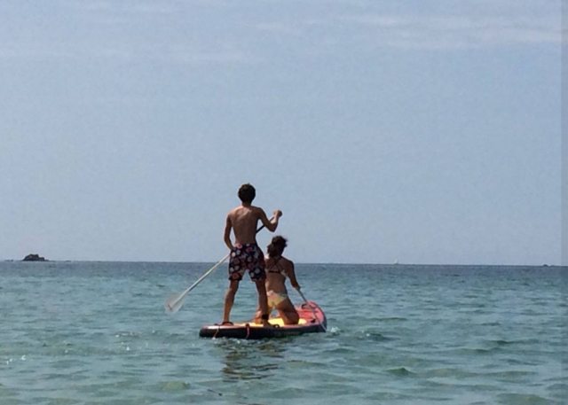 El paddle surf también es un asunto de familia 