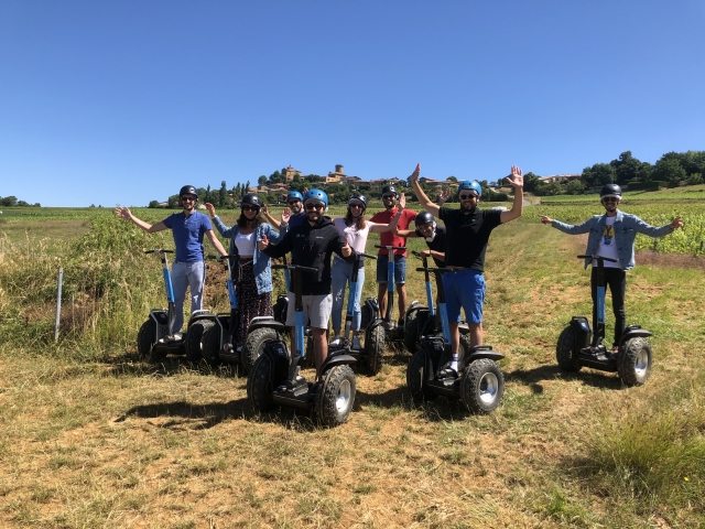  Departure for a Segway ride 