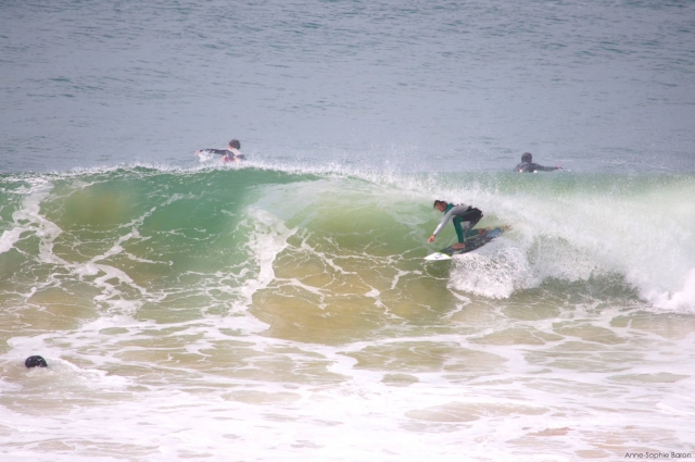 Passage dans la vague