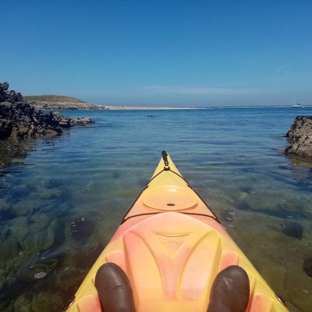  Vista mare in kayak 