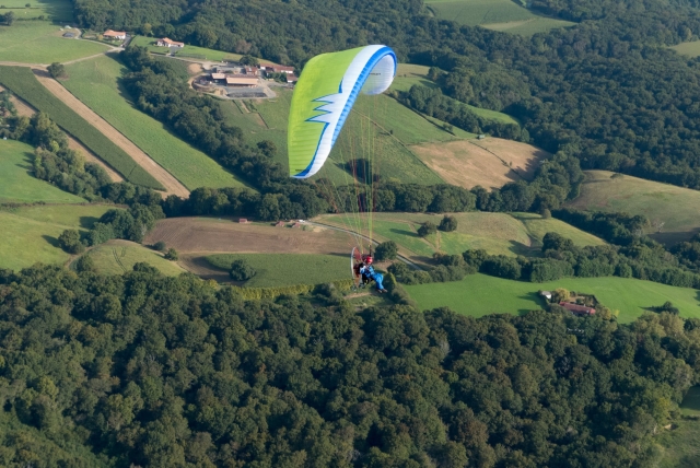 Adrenaline in a paramotor 
