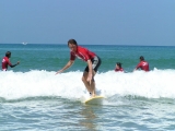 Group surfing lesson for children Côte des Basques 1h30