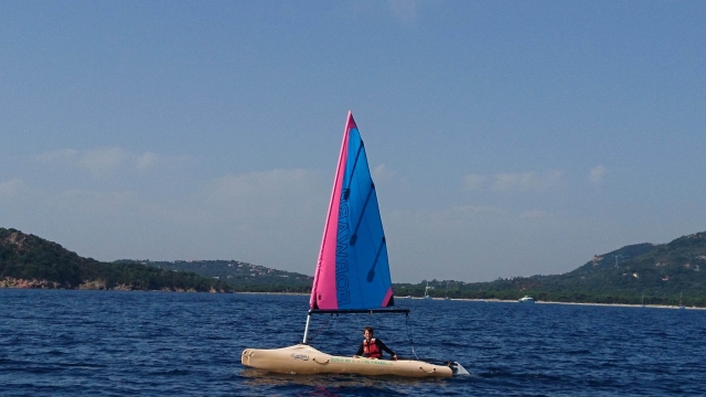  Sea trip in a catamaran 