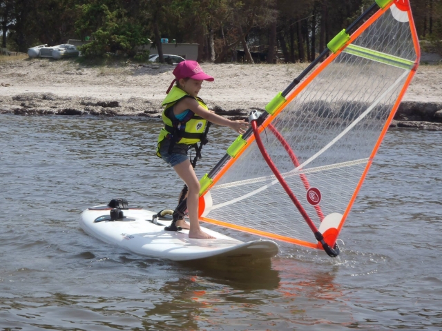  Uscita di windsurf per bambini 
